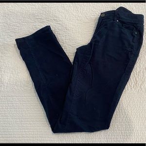 Ann Taylor size 0 blue corduroy pants